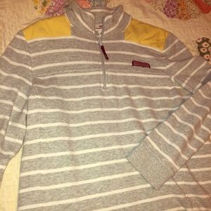 Vineyard Vines Striped Quarter-zip